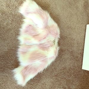 Adorable fo-fur jacket for a little girl!